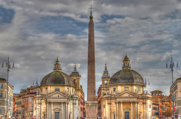 Piazza del Popolo. Roma, İtalya.