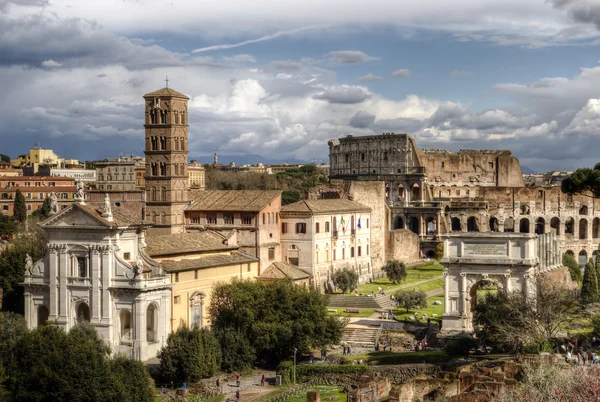 Fórum Romano. Roma, Itália — Fotografia de Stock