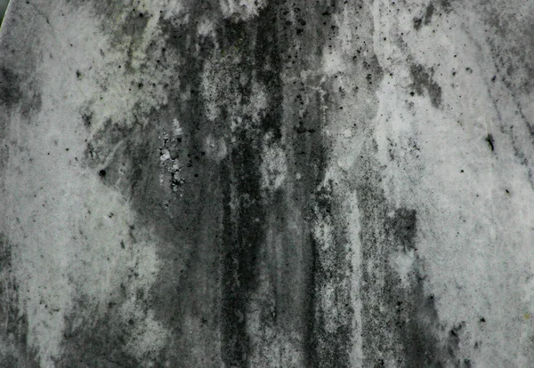 Grungy Textura Agrietada Oscuramente Manchada Una Vieja Lápida Mármol — Foto de Stock