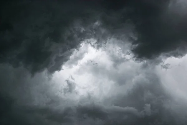 Turbulent Dark Stormy Clouds Angry Menacing — Stock Photo, Image