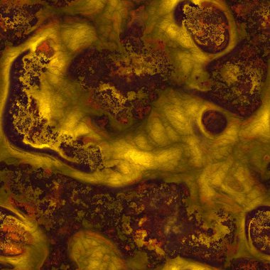 Asit reflüsü sarı ve paslı kırmızı desenli doku 3 boyutlu resimleme