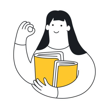 kitap basit vektör illüstrasyonu 