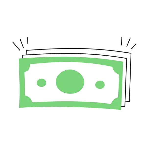 Concepto Dinero Con Diseño Iconos Ilustración Vectorial Eps Gráfico — Archivo Imágenes Vectoriales