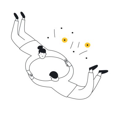 Bir müzik arkaplanının vektör çizimi