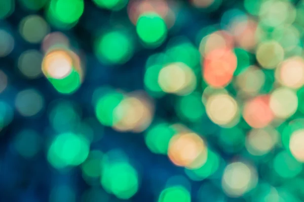 抽象的な緑光ボケのクローズ アップ — ストック写真
