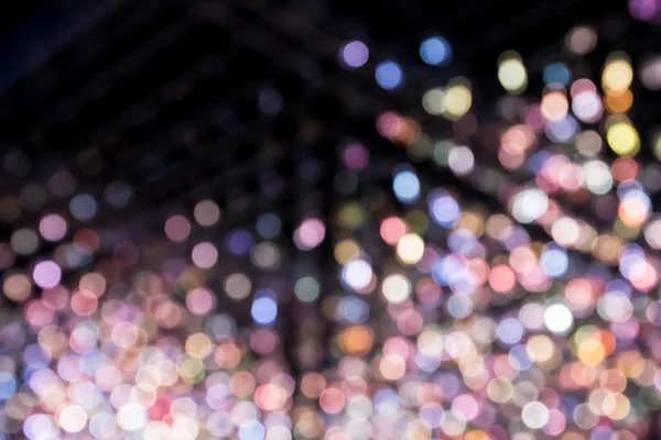 Fechar do bokeh de luz multicolorido abstrato 3 — Fotografia de Stock