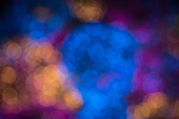 Closeup of the multicolor round light bokeh — Stock Photo, Image