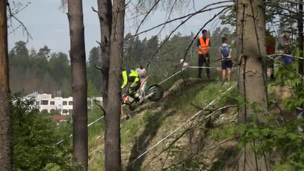 Campionatul Cross Country Sikland Republica Cehă Partea — Videoclip de stoc