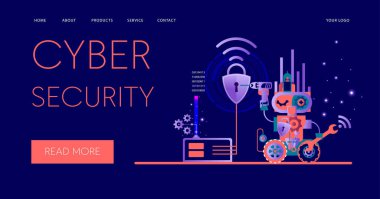 SEO pankartı yaratıcı bilgi robotları