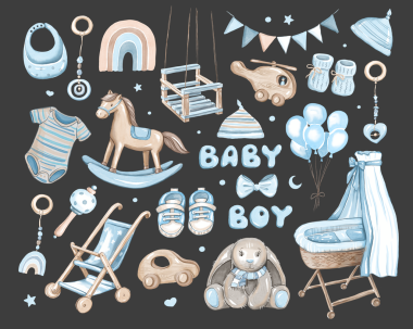 Sevimli Suluboya Bebek Özellikleri Koleksiyonu