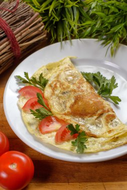sebzeli omlet