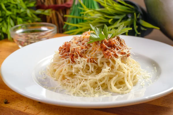 Bolognese hizmet ahşap tablo yapıştır