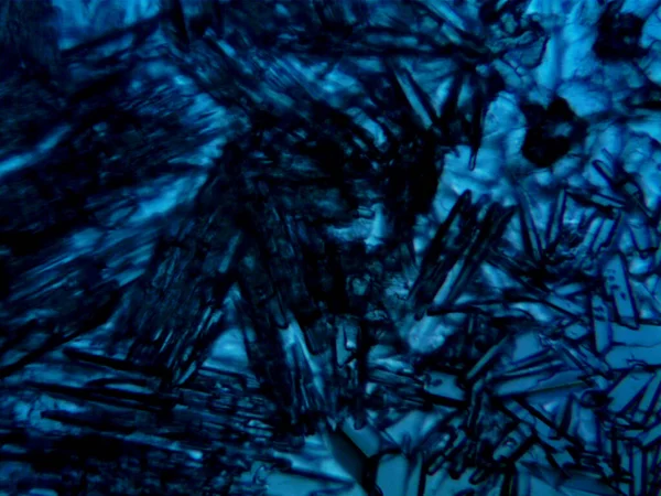 Microscopische Foto Van Mijn Wierd Chemisch Experiment — Stockfoto