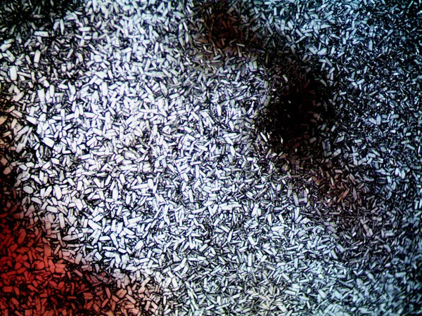 Мікроскопічні Фото Мого Хімічного Експерименту — стокове фото