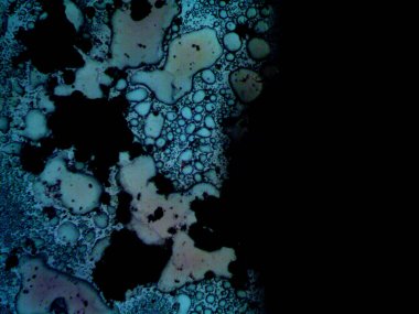 Etkili, renkli iyot ve metanol fotoğrafları.