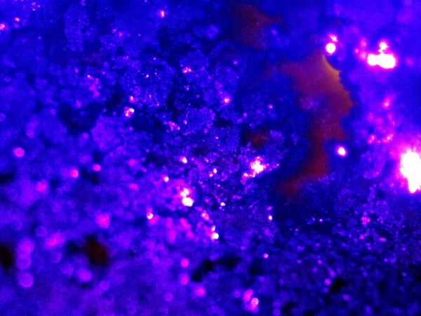 UV ışığının etkisi için mikroskobik fotoğraf