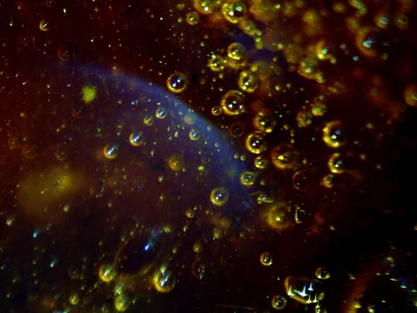 Foto Bho Buthan Hash Oil Self Made Foto Microscopio Con — Foto Stock