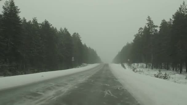 Course sur route hivernale 