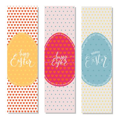 set with Easter objects clipart