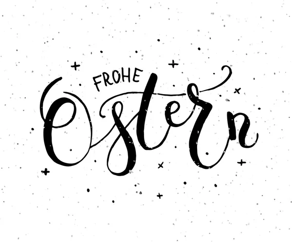 Ostern (Easter in German) postcard, card, invitation, flyer, banner template — Διανυσματικό Αρχείο