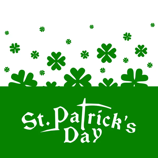 Glad Saint Patrick 's Day bakgrund — Stock vektor