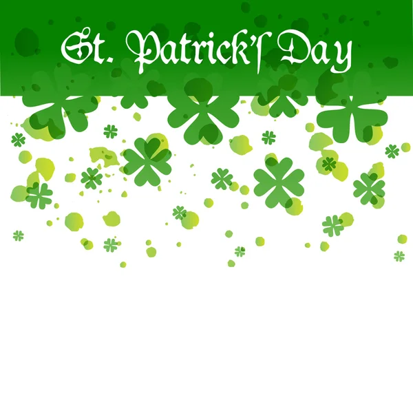 Glad Saint Patrick 's Day bakgrund — Stock vektor