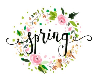 design flyer for Spring