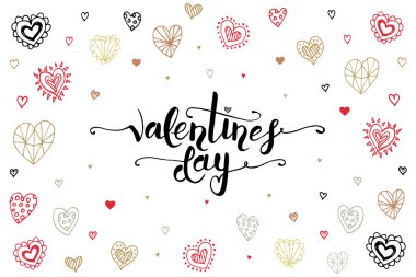 design flyer for Valentine day