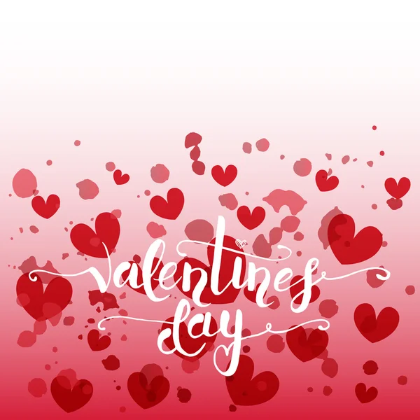 Flyer design pour la Saint Valentin — Image vectorielle