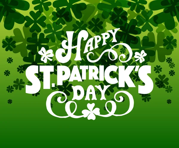 Happy Saint Patrick's Day background — Vector de stoc