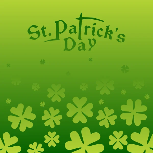 Happy Saint Patrick 's Day Hintergrund — Stockvektor