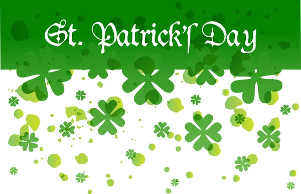 Glad Saint Patrick 's Day bakgrund — Stock vektor