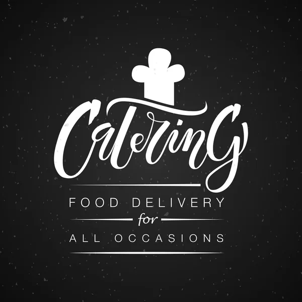 Template of catering company logo — Stock Vector