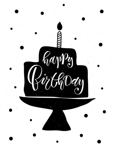 Alles Gute zum Geburtstag Schriftzug Typografie — Stockvektor