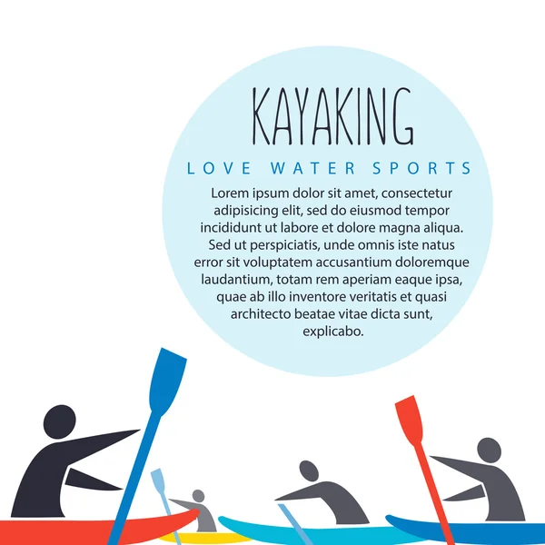 Disegno vettoriale in stile piatto illustrazione con firma "love kaya — Vettoriale Stock