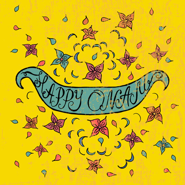 Onam vector illustration