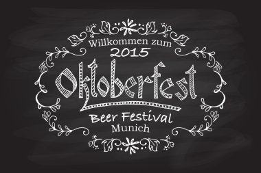 Vector illustration of Oktoberfest logotype