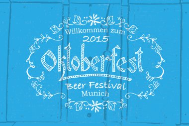 Vector illustration of Oktoberfest logotype