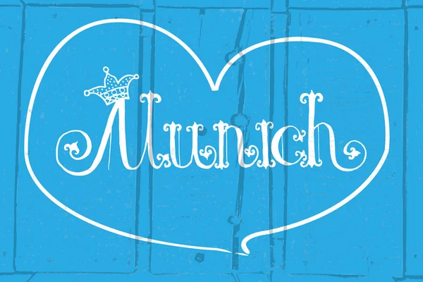 Vektorillustration des Münchner Logos — Stockvektor