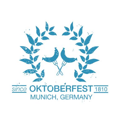 Vector Collection of Oktoberfest hand drawn logo templates.