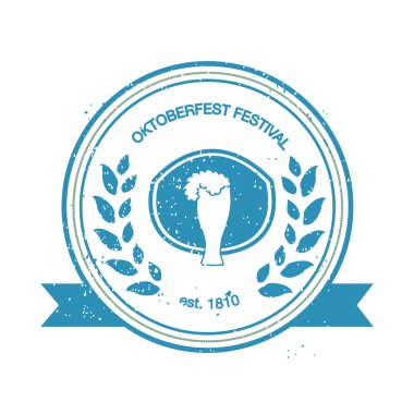 Vector Collection of Oktoberfest hand drawn logo templates.