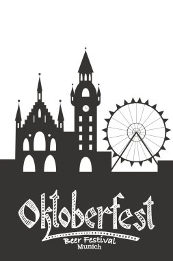 Vector illustration of Oktoberfest card