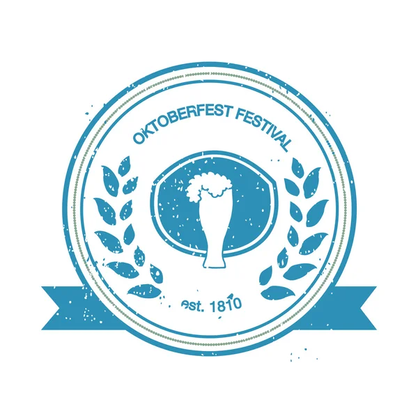 Vector Collection of Oktoberfest hand drawn logo templates.