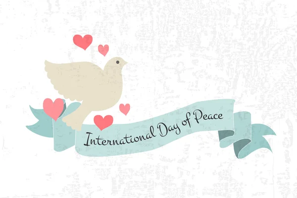 Illustrazione vettoriale della Giornata Internazionale della Pace — Vettoriale Stock