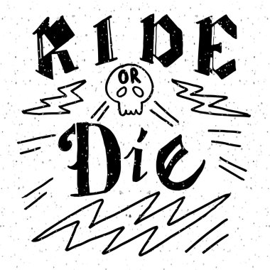 Winter sports hand drawn vector typography poster