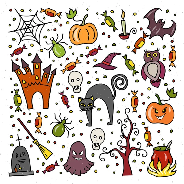 Vector illustration of template for halloween party — Διανυσματικό Αρχείο