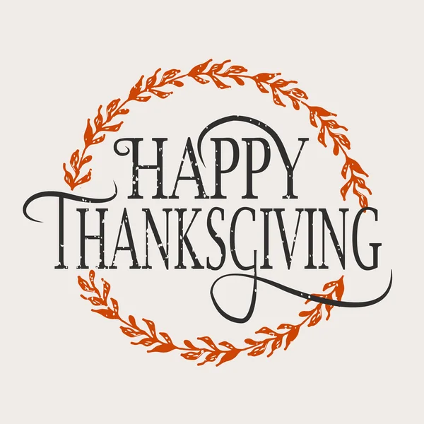 Happy Thanksgiving Day logotype, badge and icon Ilustracje Stockowe bez tantiem