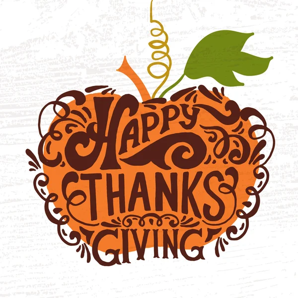 Happy Thanksgiving Day logotype, badge and icon