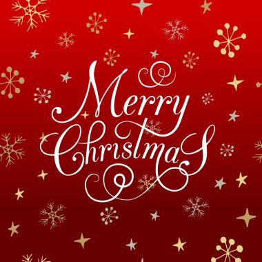 Hand sketched Merry Christmas logotype, badge and icon typograph