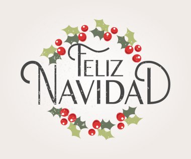 El Feliz Navidad (Happy New Year İspanyolca) logo çizdi